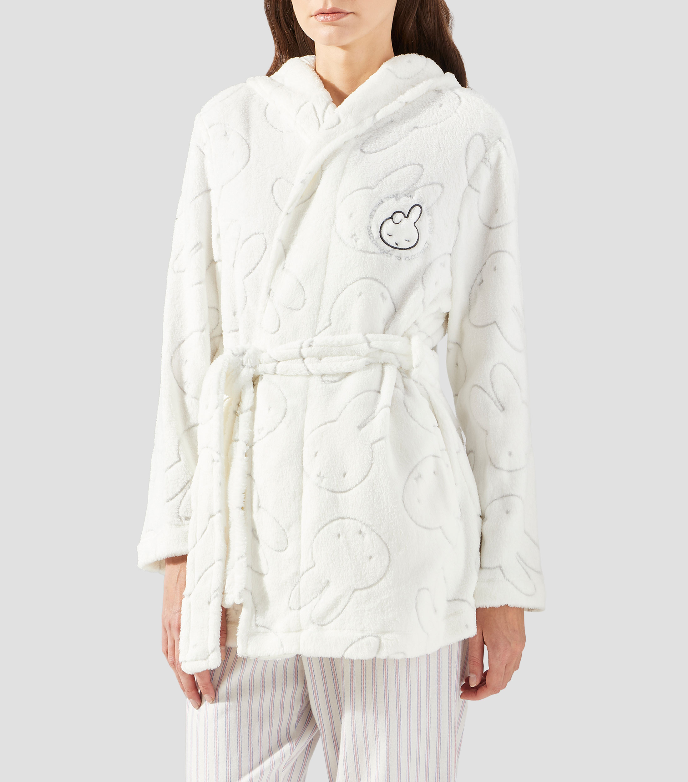 Bata para dormir con estampado Mujer